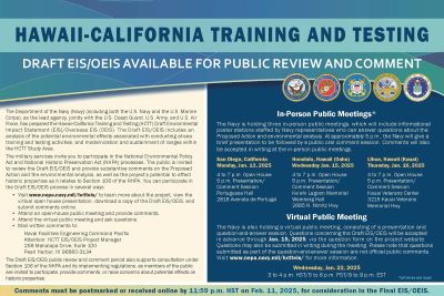 This is an image showing the front side of the postcard mailer distributed to project stakeholders. 
